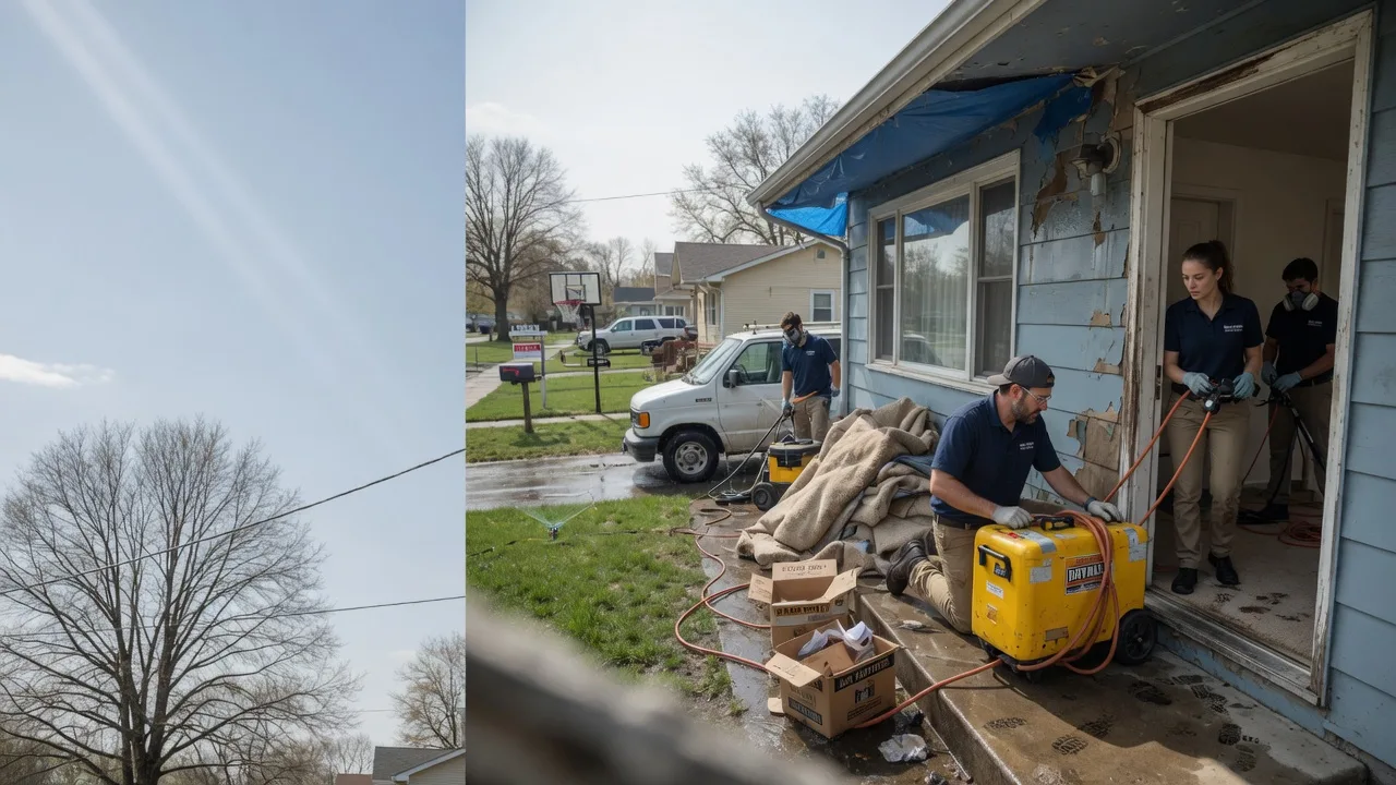Basement Flood Cleanup in Park City, KS near me